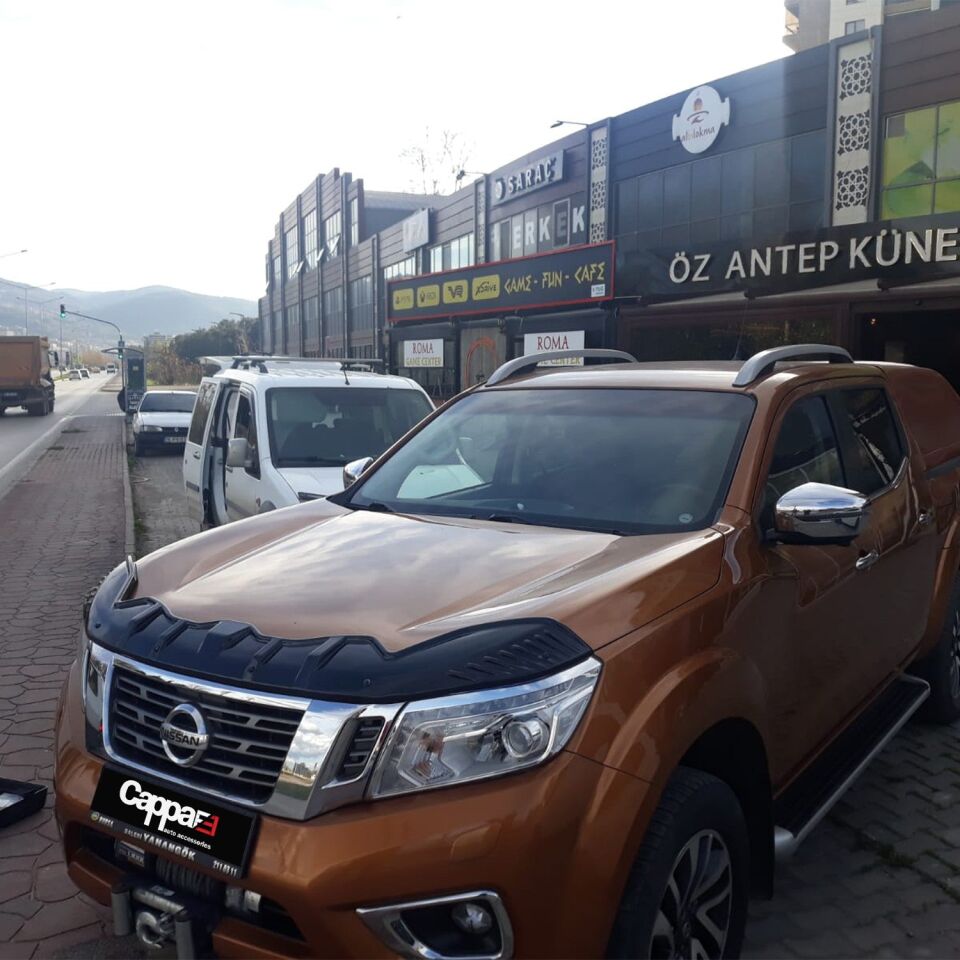 Nissan Navara 2016-2021 Yıl Aralığı Uyumlu Kaput Rüzgarlığı Yarasa Model