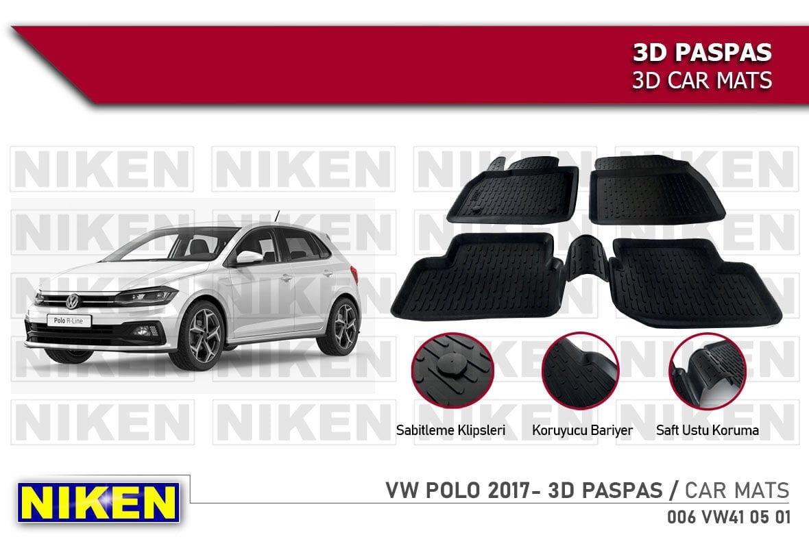 VW POLO 2017- 3D PASPAS