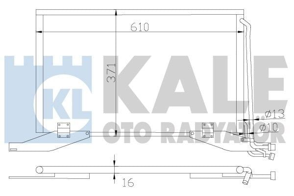 MERCEDES-BENZ 210 1995-2002 KLIMA RADYATÖRÜ A2108300370 KALE