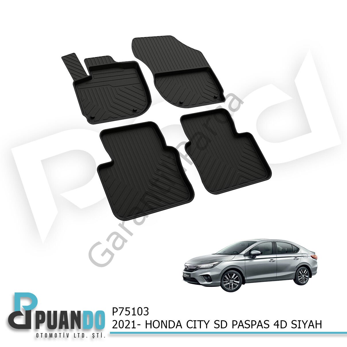 2021- HONDA CITY SD PASPAS 4D SIYAH