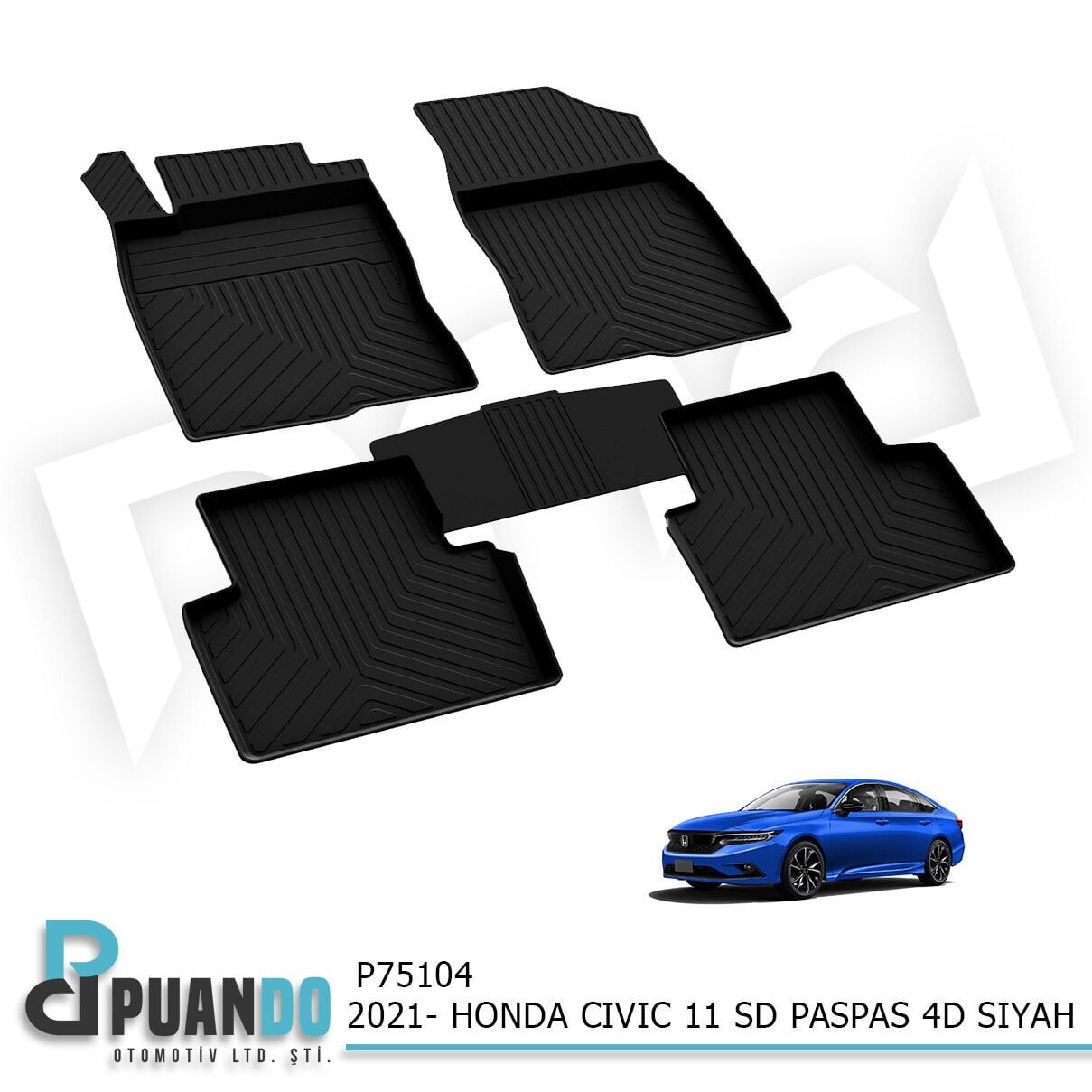 2021- HONDA CIVIC 11 SD PASPAS 4D SIYAH