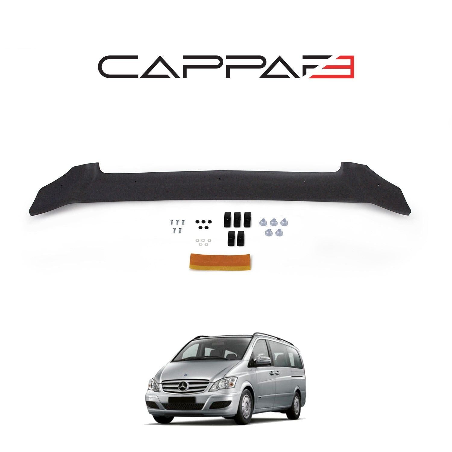 Mercedes Vito 2011-2014 Yıl Aralığı Uyumlu Kaput Rüzgarlığı 3mm