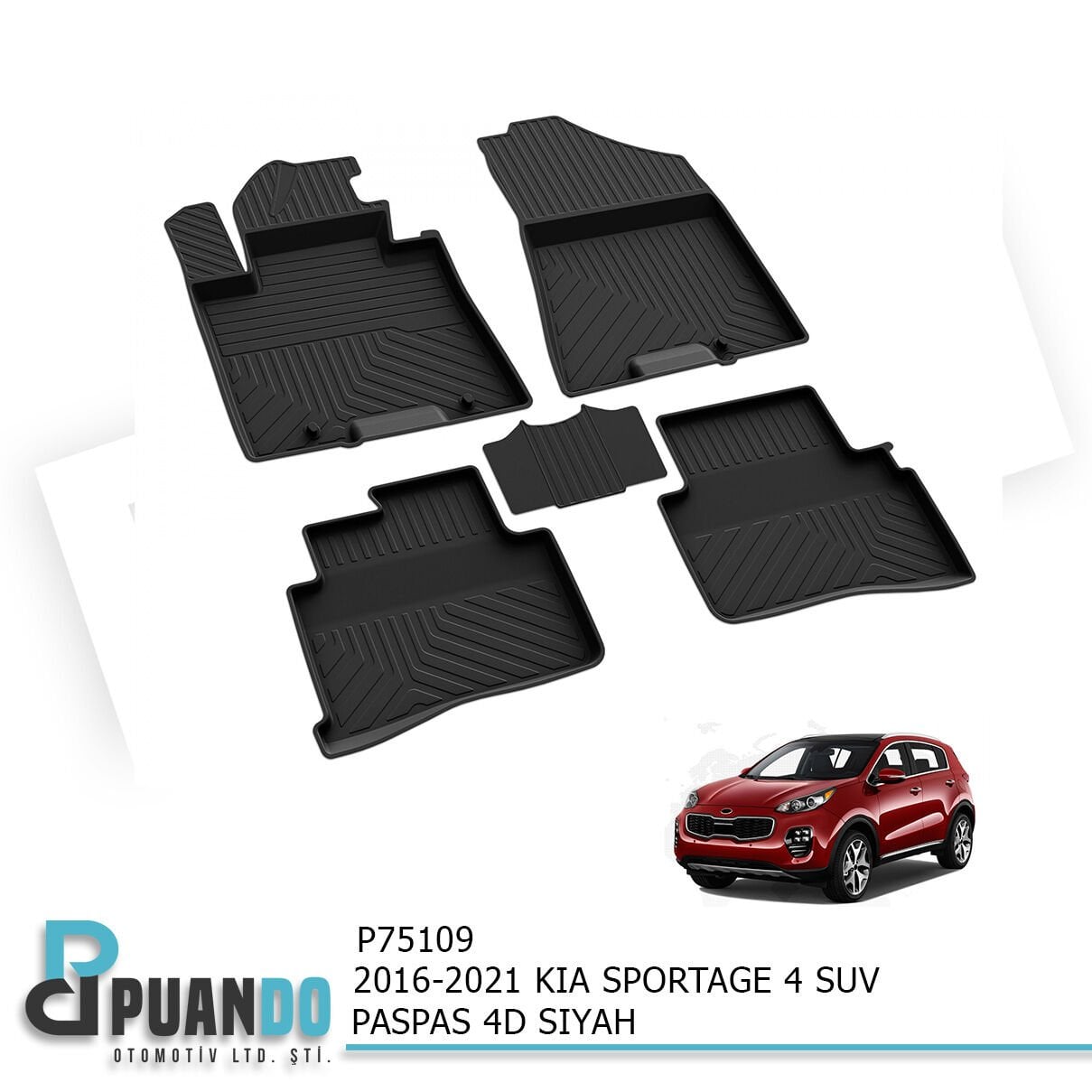 2016-2021 KIA SPORTAGE 4 SUV PASPAS 4D SIYAH