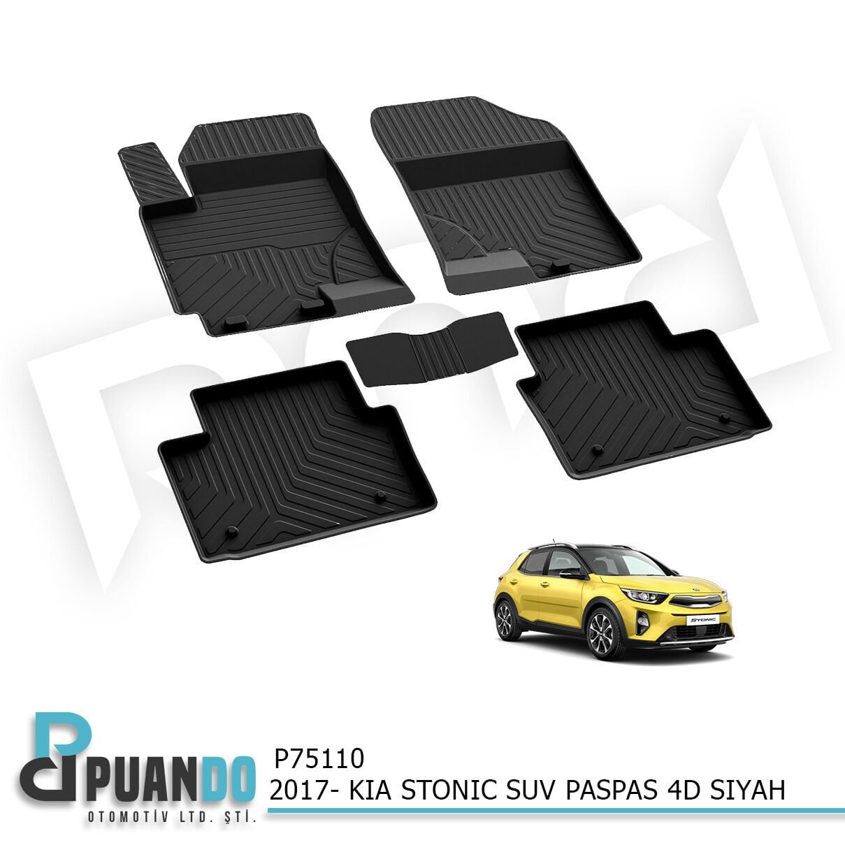 2017- KIA STONIC SUV PASPAS 4D SIYAH