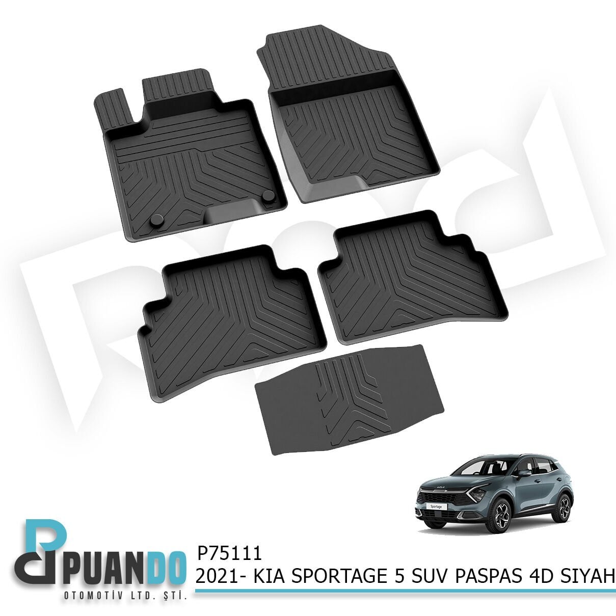 2021- KIA SPORTAGE 5 SUV PASPAS 4D SIYAH