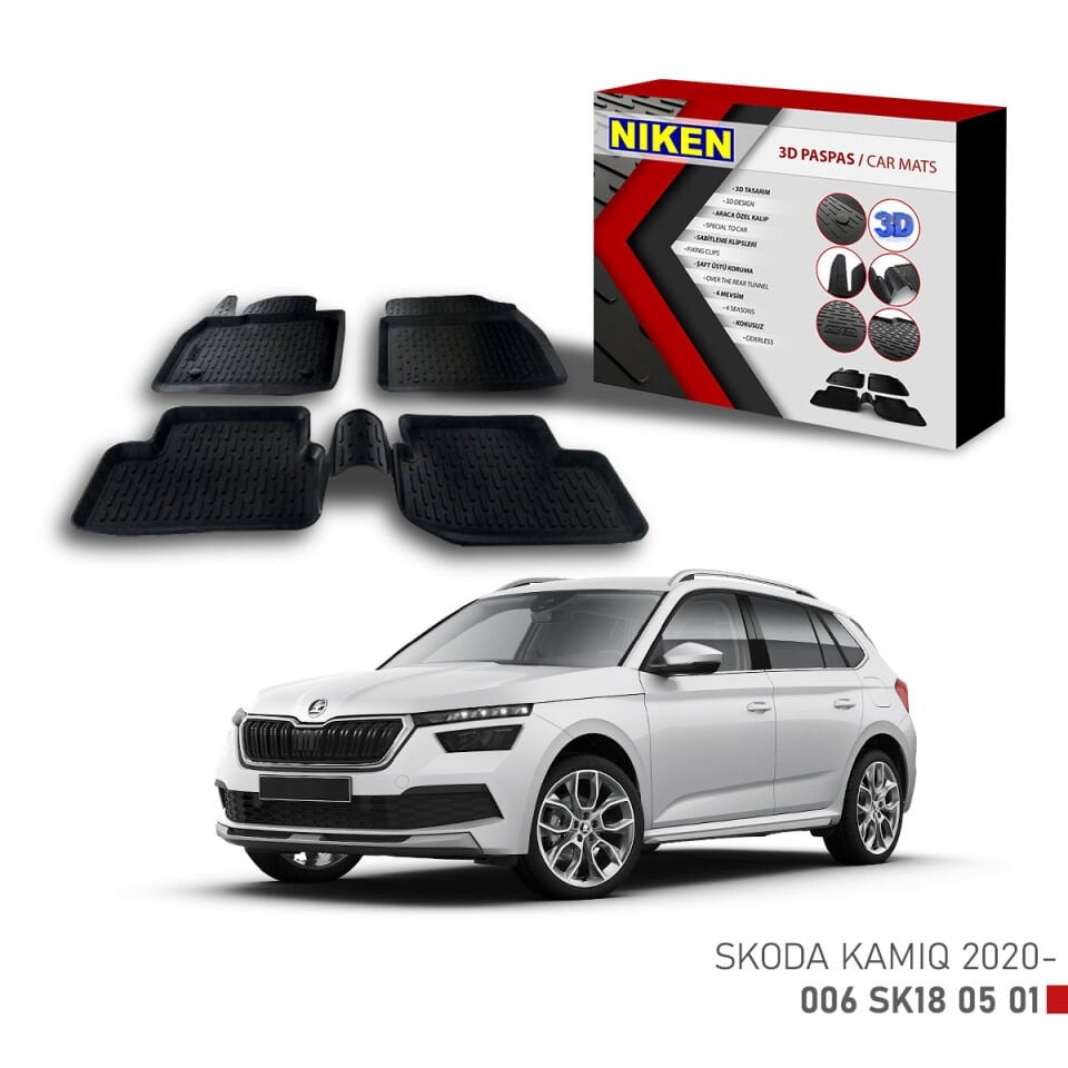 SKODA KAMIQ 2020- 3D PASPAS