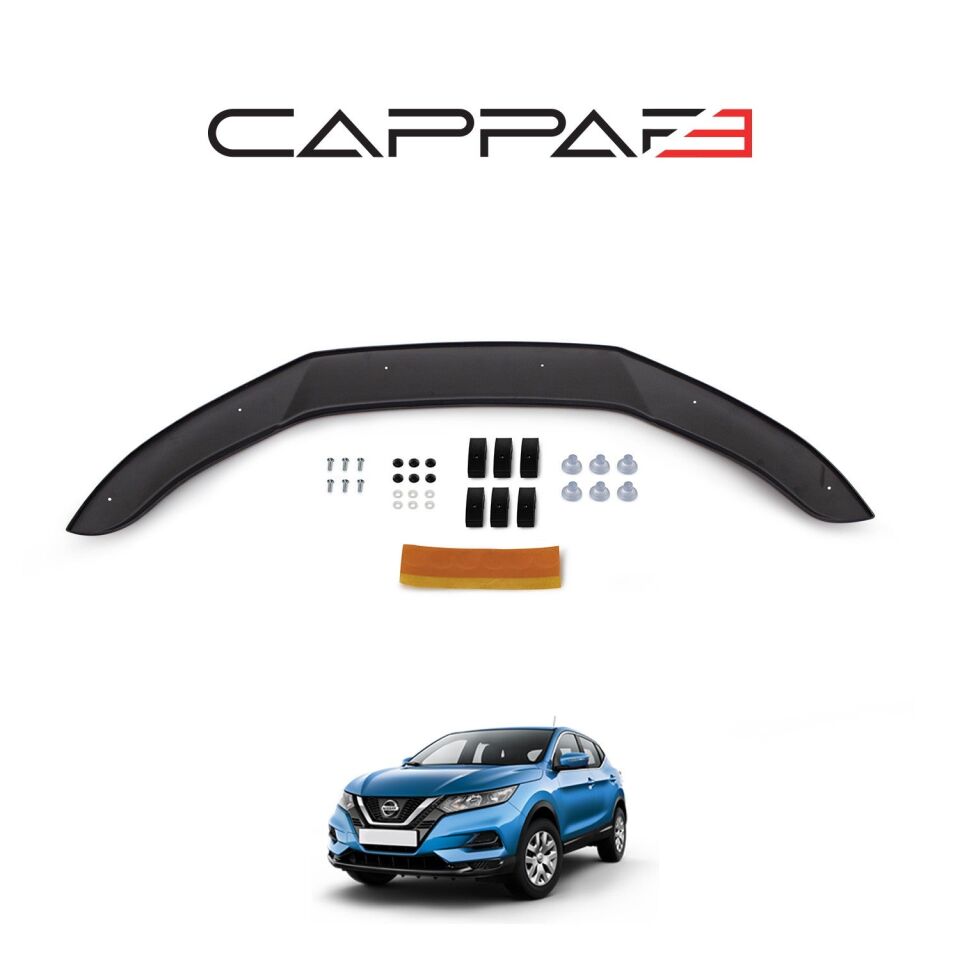 Nissan Qashqai 2017-2021 Yıl Aralığı Uyumlu Kaput Rüzgarlığı 4mm