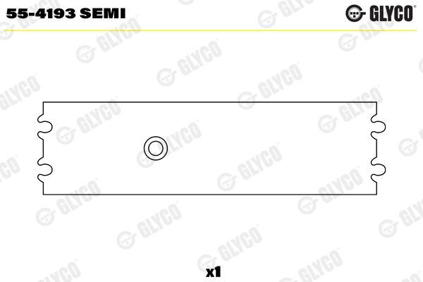 FIAT TEMPRA/TIPO 94- PISTON KOL BURCU 7540151 GLYCO