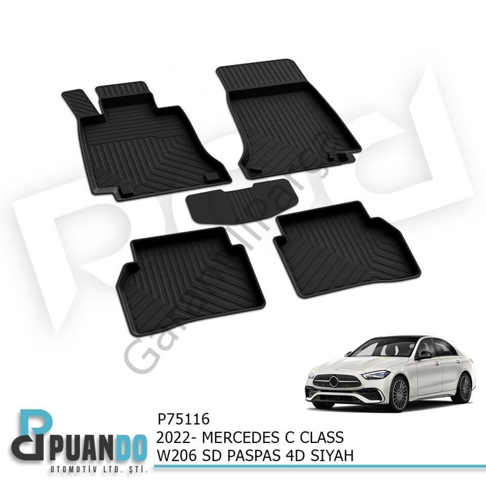 2022- MERCEDES C CLASS W206 SD PASPAS 4D SIYAH