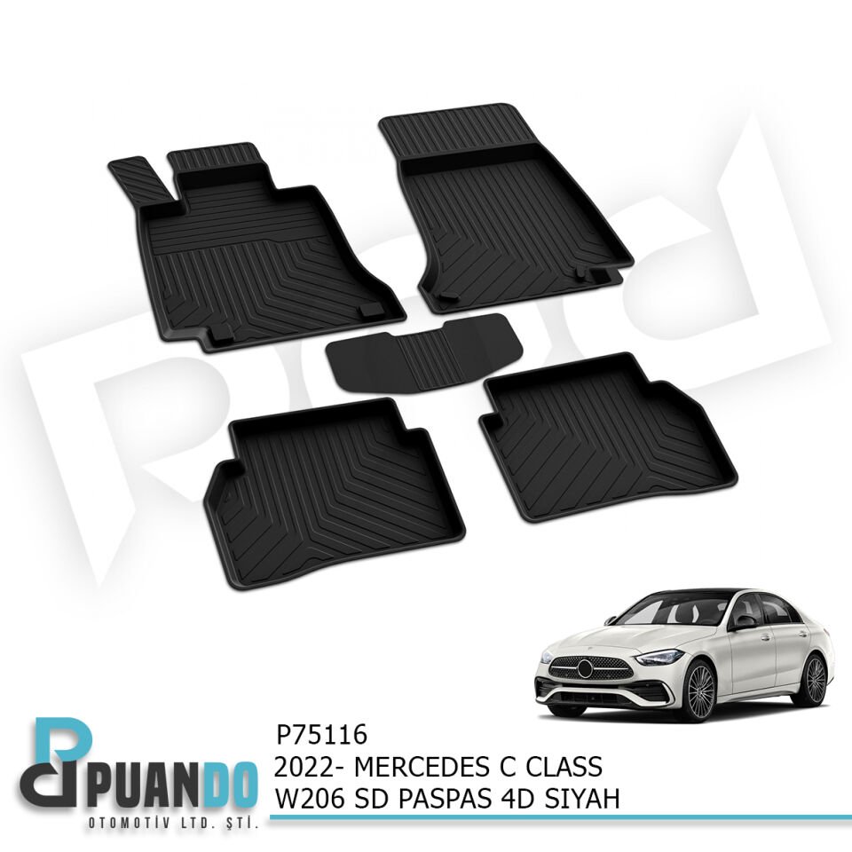 2022- MERCEDES C CLASS W206 SD PASPAS 4D SIYAH
