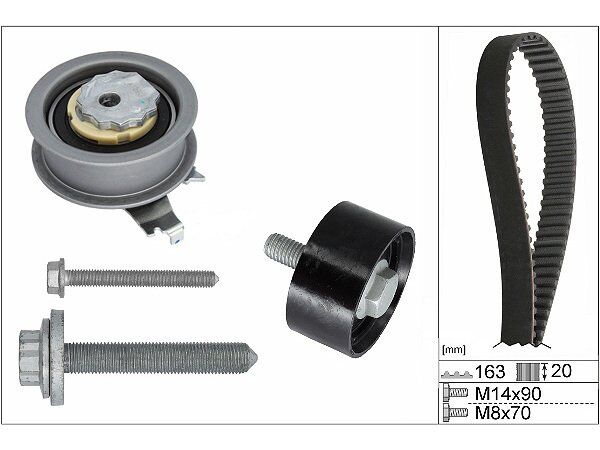 VOLKSWAGEN GOLF7-GOLF8-PASSAT-POLO-A3-LEON 17- TRIGER SETI 05E198119 INA