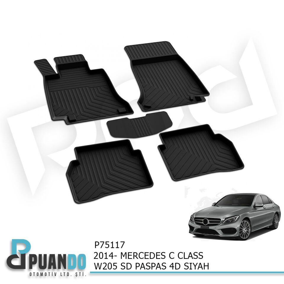 2014- MERCEDES C CLASS W205 SD PASPAS 4D SIYAH