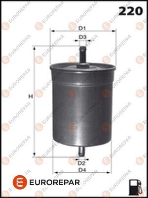 OPEL Uyumlu 89- YAKIT FILTRESI 25161249 EUROREPAR
