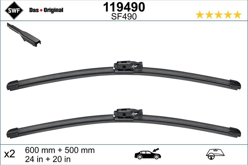 BMW X2 F39 17- SILECEK SÜPÜRGESI ÖN 61612455085 VALEO