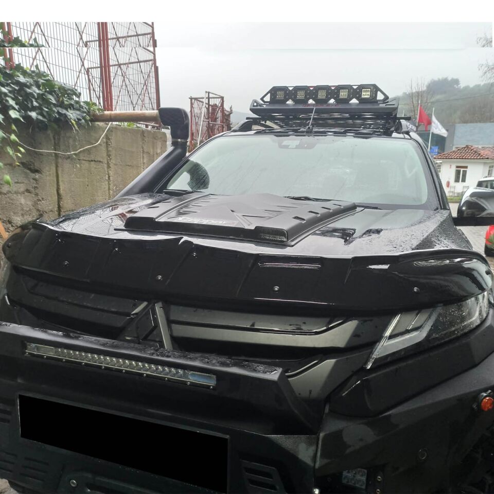 Mitsubishi L200 2019- Yılı ve Sonrası Uyumlu Yarasa Kaput Rüzgarlığı