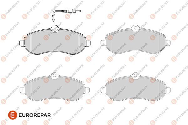 PEUGEOT EXPERT/JUMPY 07- FREN BALATASI ÖN 1611839880 EUROREPAR