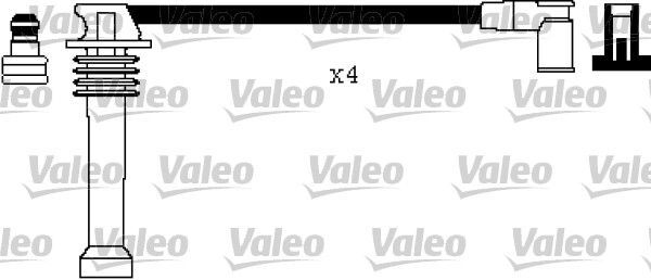 FORD FOCUS/C-MAX/FIESTA/MONDEO/B-MAX/MAZDA 2/VOLVO C30-S40-V50 98- BUJI KABLOSU TAKIM 1U2J 12280 A1A BOSCH