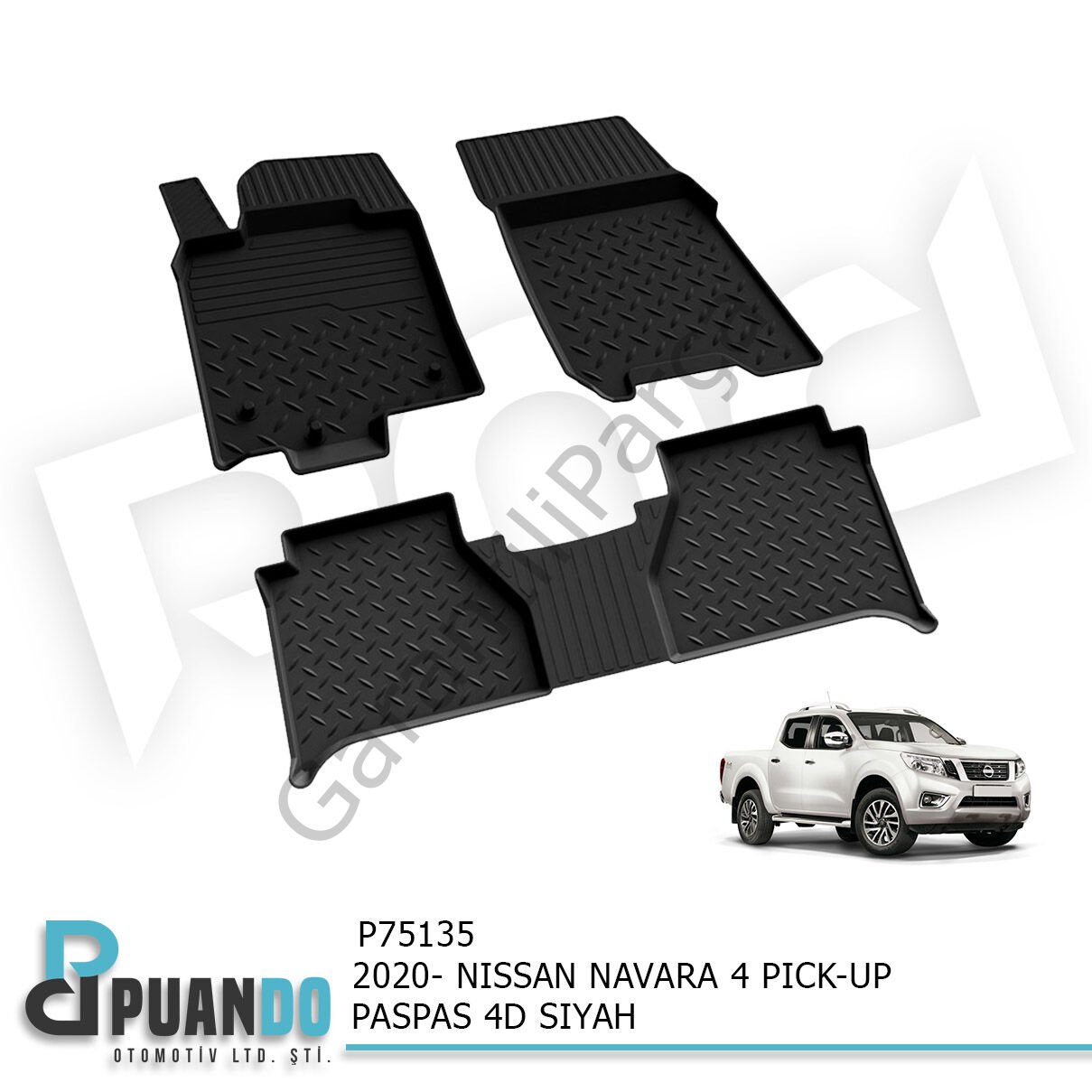 2020- NISSAN NAVARA 4 PICK-UP PASPAS 4D SIYAH