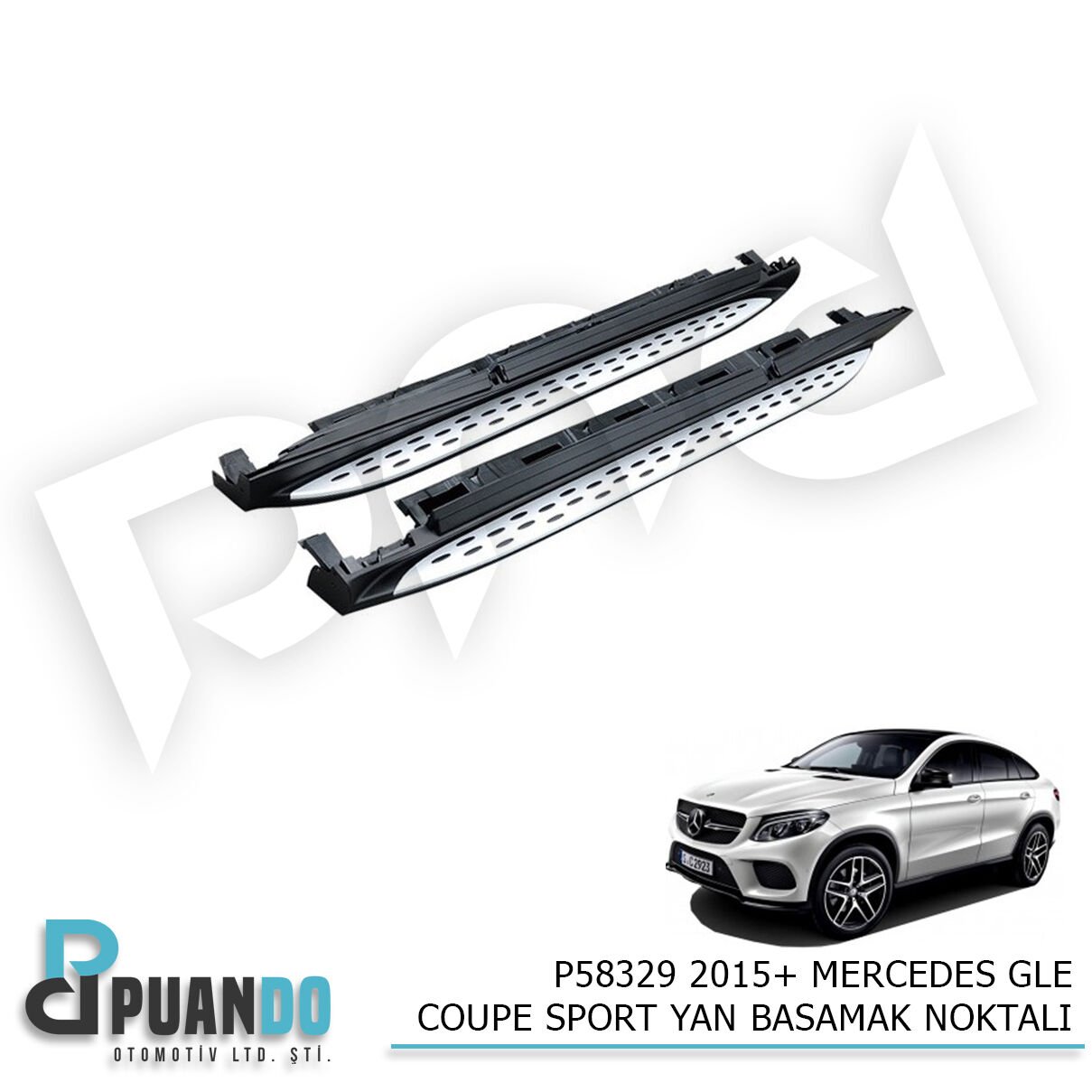 2015+ MERCEDES GLE COUPE SPORT YAN BASAMAK NOKTALI