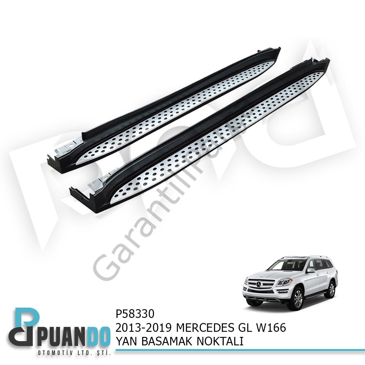 2013-2019 MERCEDES GL W166 YAN BASAMAK NOKTALI