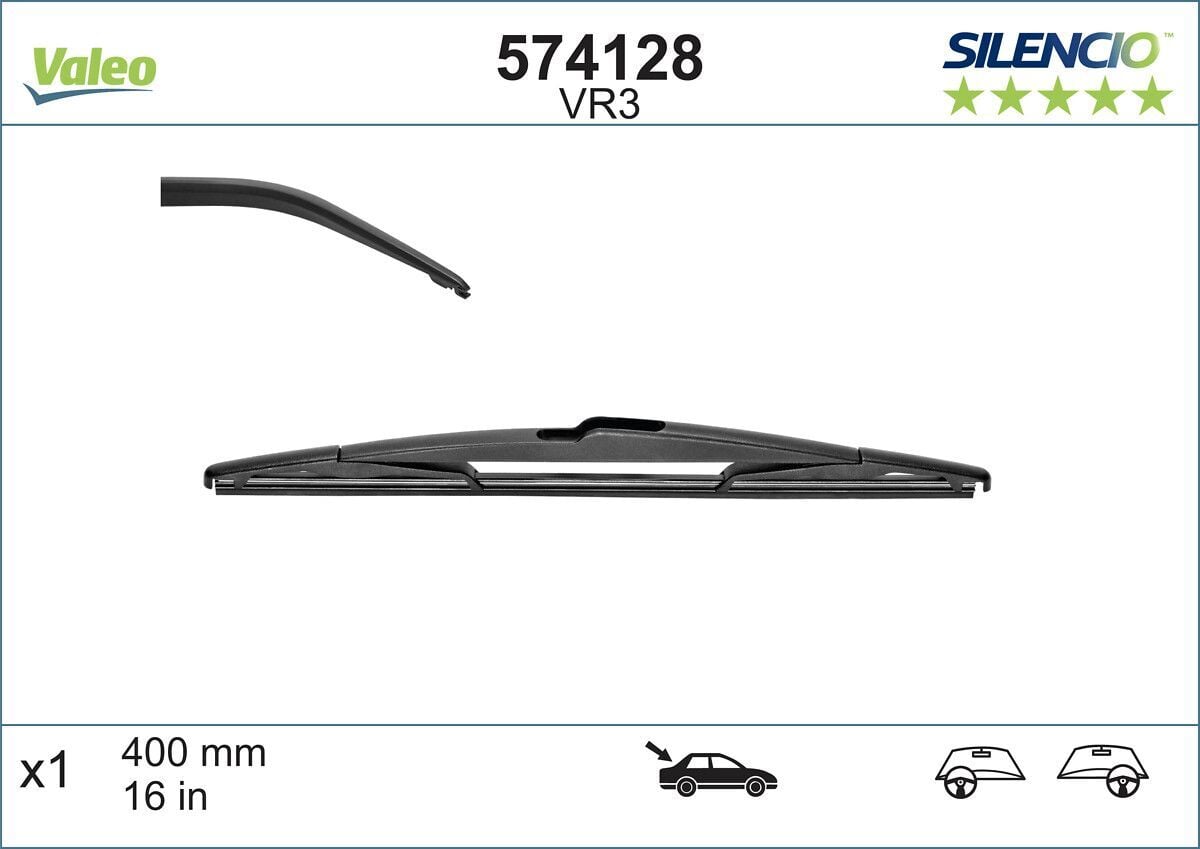 RENAULT KANGOO/CLIO 98- SILECEK SÜPÜRGESI ARKA 7711130022 VALEO