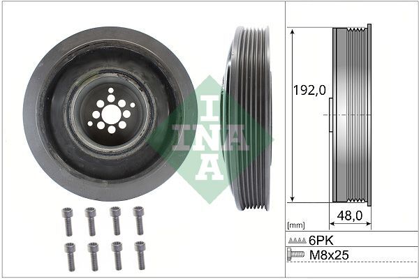 VOLKSWAGEN TOUAREG-Q7-A6 04- KRANK KASNAGI 059105251AD INA