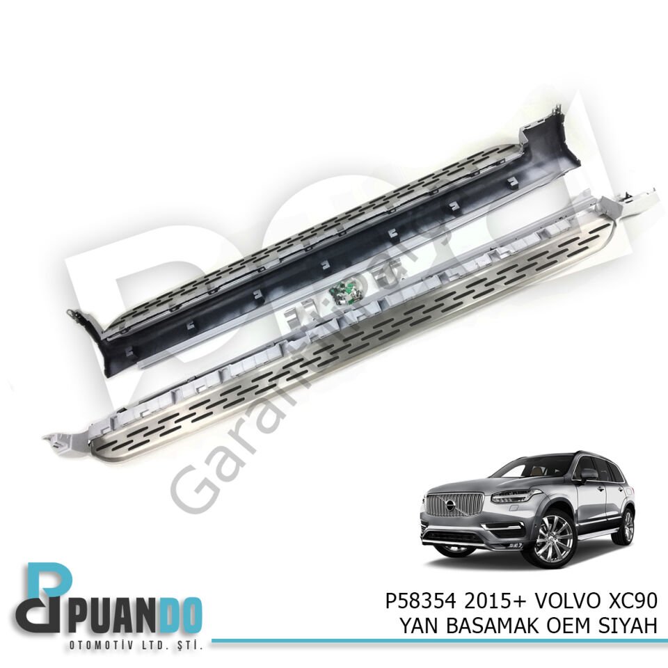 2015+ VOLVO XC90 YAN BASAMAK OEM SIYAH