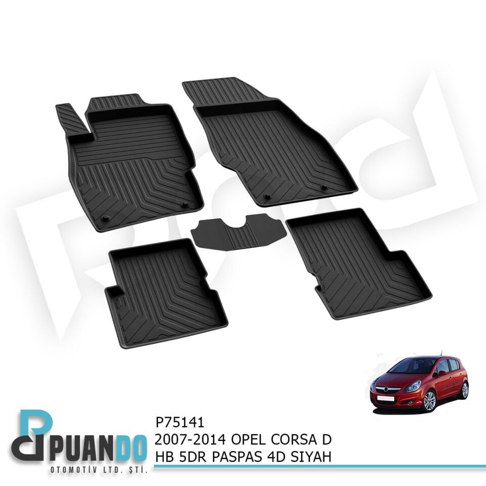 2007-2014 OPEL CORSA D HB 5KP PASPAS 4D SIYAH