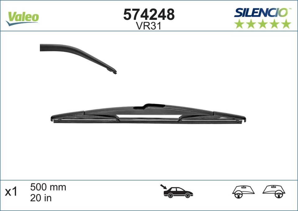 RENAULT LAGUNA II CITROEN C5 03- SILECEK SÜPÜRGESI ARKA 7701049002 VALEO