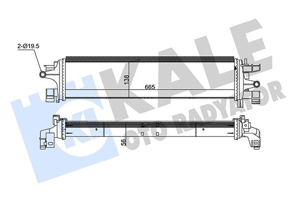 FORD FOCUS/KUGA/CONNECT 15- TURBO RADYATÖRÜ F1F1 8D048 AB KALE