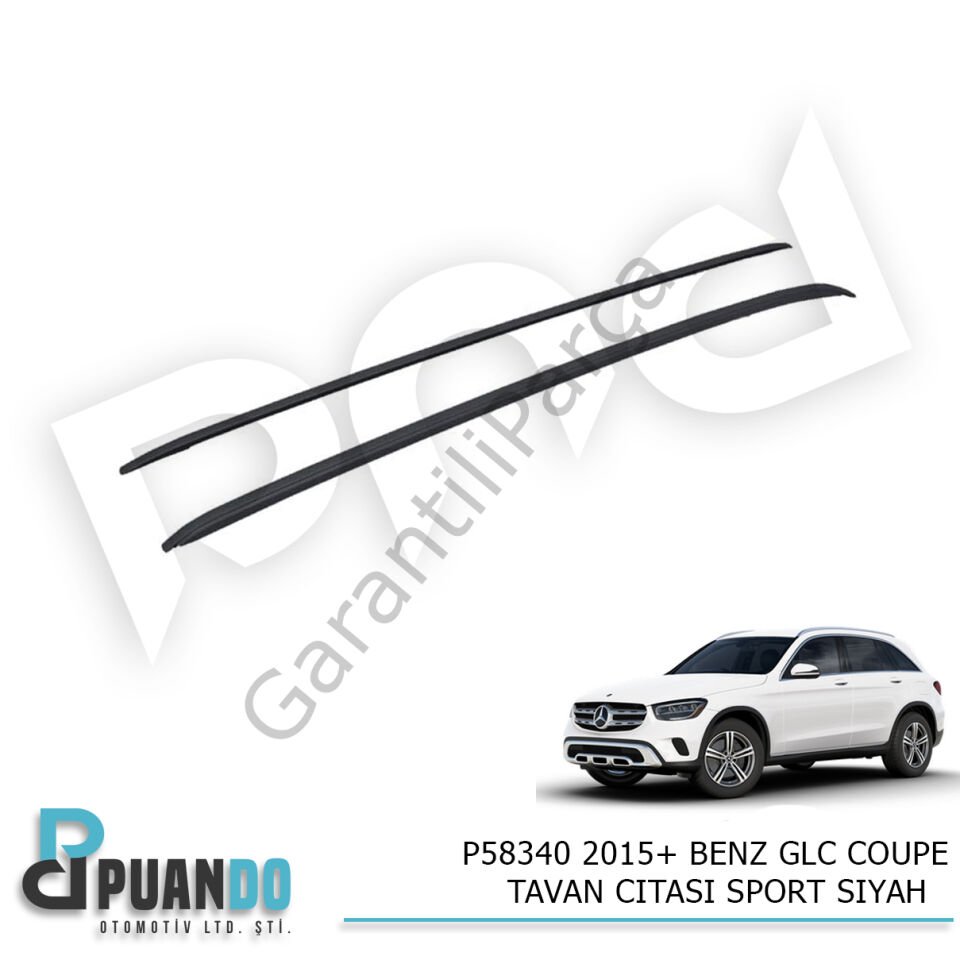 2015+ BENZ GLC COUPE TAVAN CITASI SPORT SIYAH
