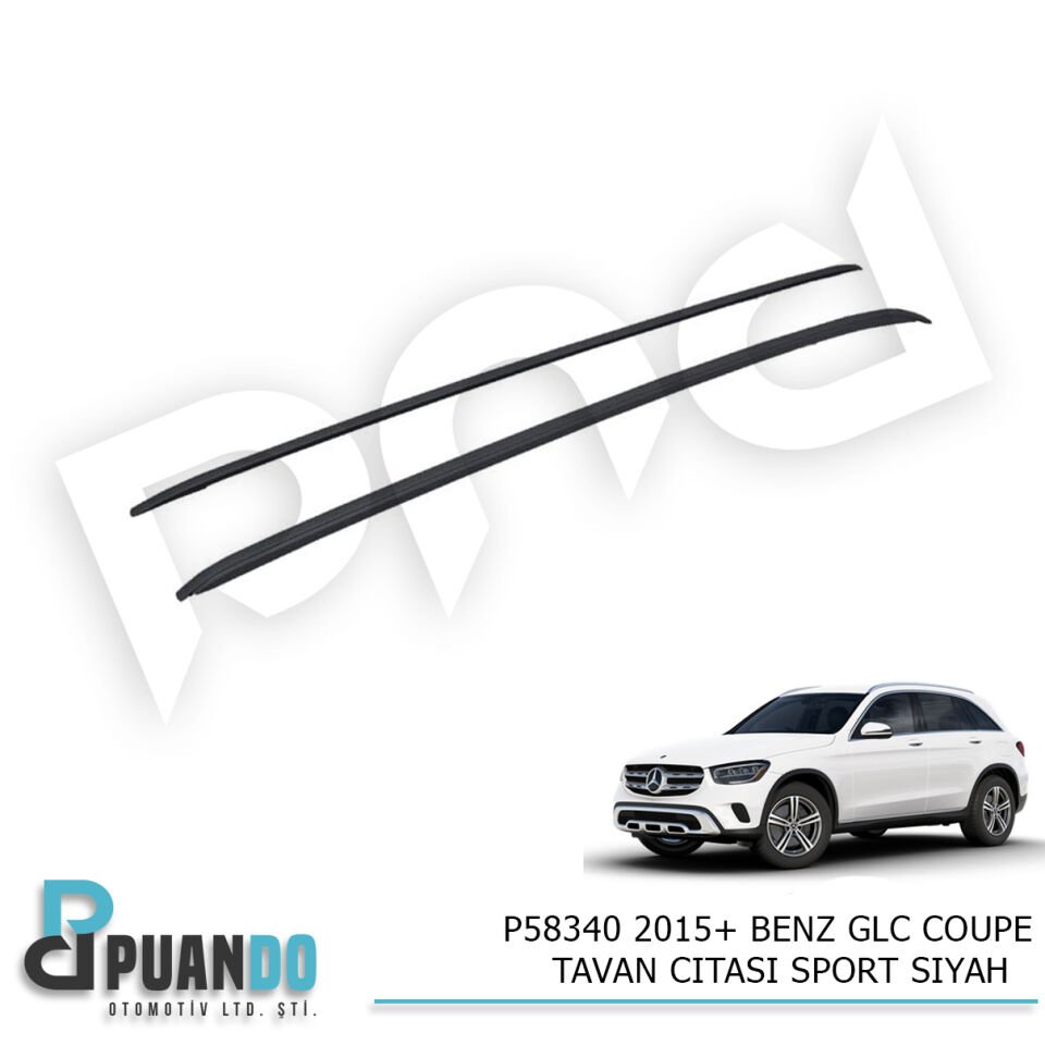 2015+ BENZ GLC COUPE TAVAN CITASI SPORT SIYAH