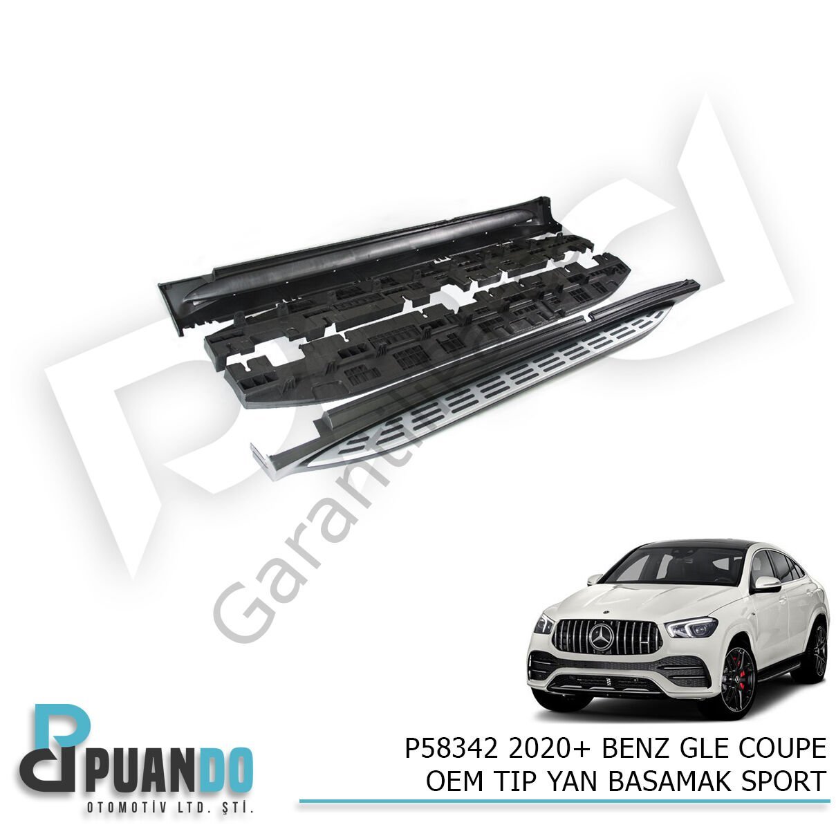 2020+ BENZ GLE COUPE OEM TIP YAN BASAMAK SPORT
