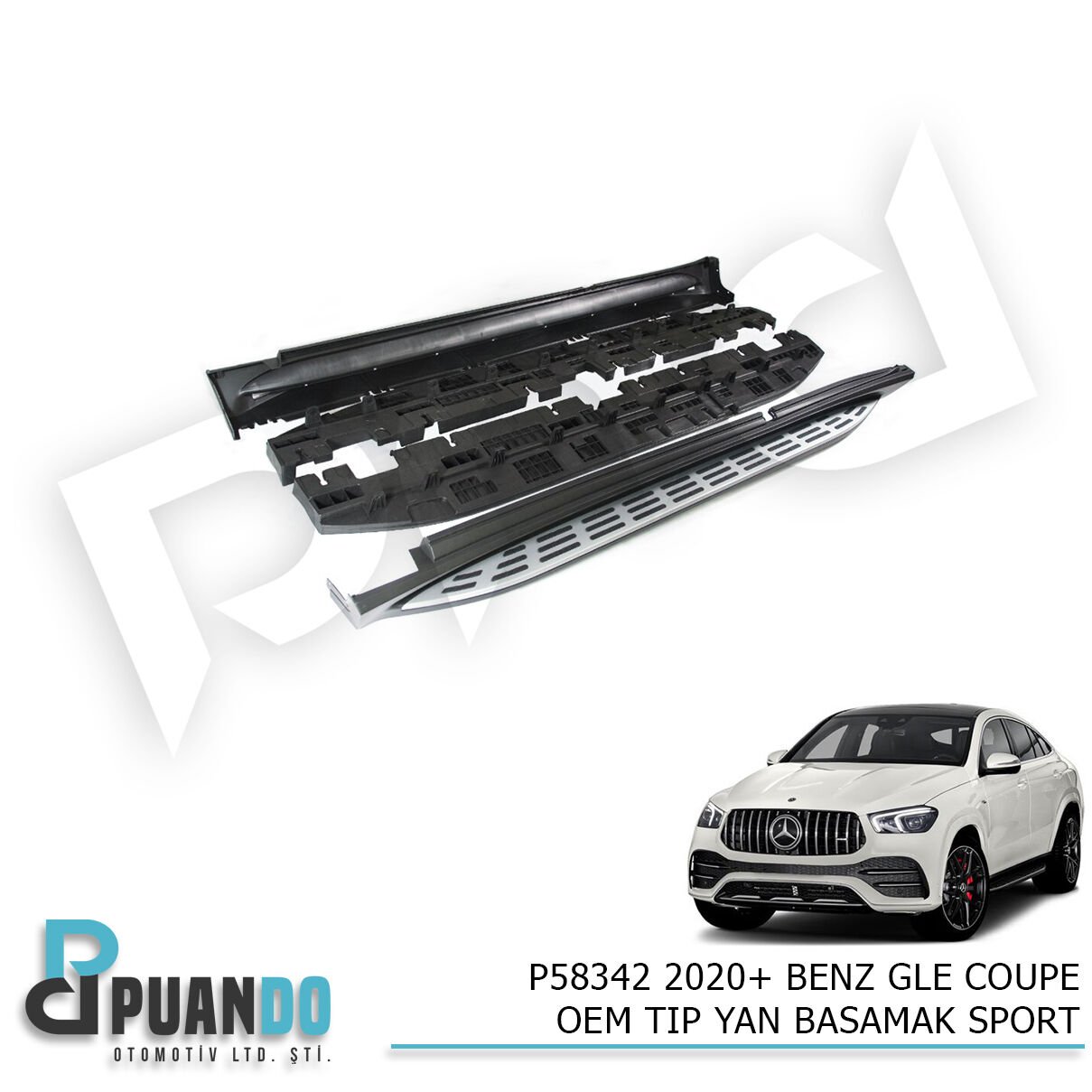 2020+ BENZ GLE COUPE OEM TIP YAN BASAMAK SPORT