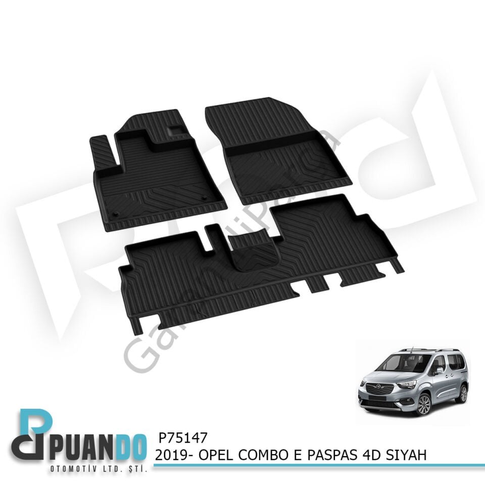 2019- OPEL COMBO E PASPAS 4D SIYAH