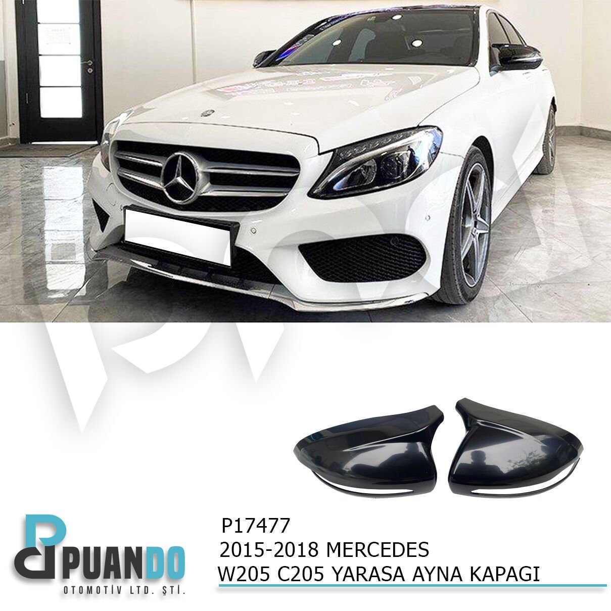 2015-2019 MERCEDES BENZ W205 BATMAN YARASA AYNA KA