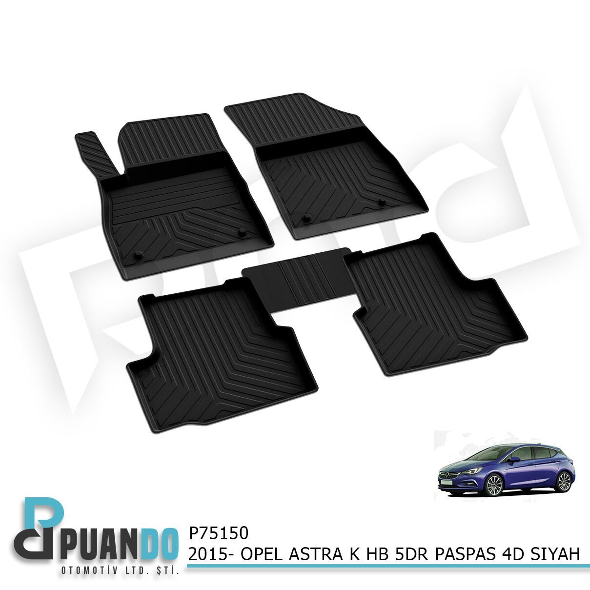 2015- OPEL ASTRA K HB 5KP PASPAS 4D SIYAH