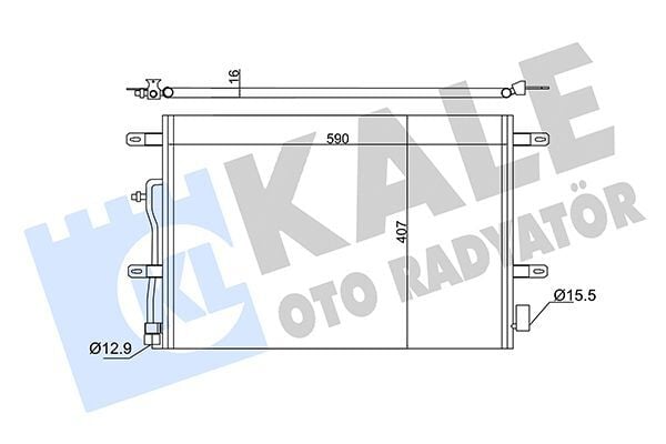 AUDI A4 01-05 KLIMA RADYATÖRÜ 8E0260403D KALE