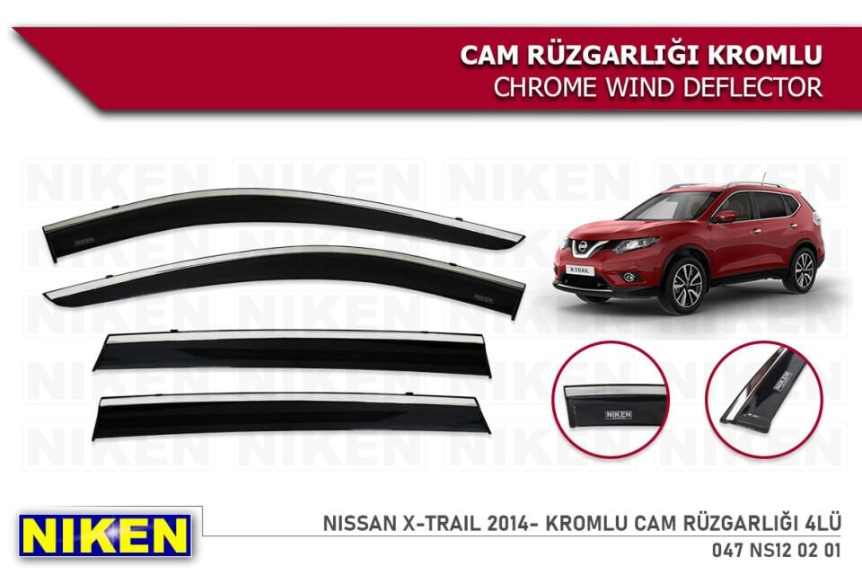 OPEL ASTRA J 2009- KROMLU CAM RÜZGARLIĞI 4LÜ