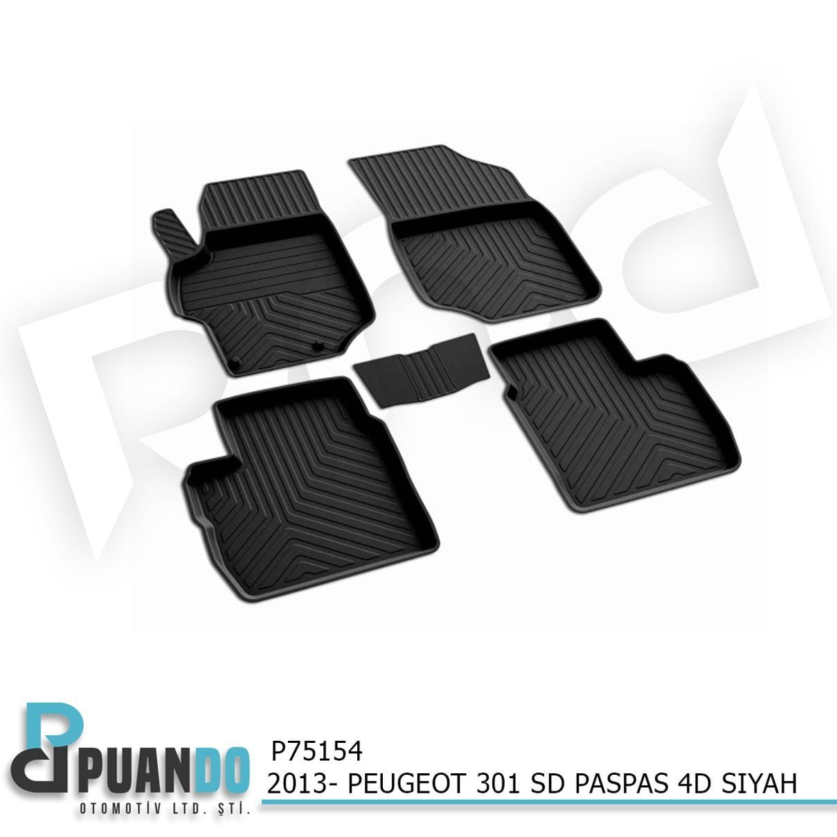2013- PEUGEOT 301 SD PASPAS 4D SIYAH