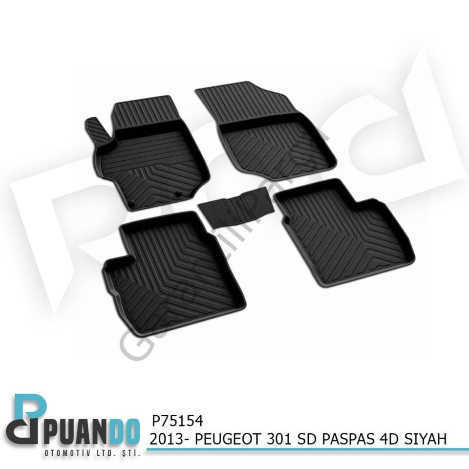 2013- PEUGEOT 301 SD PASPAS 4D SIYAH