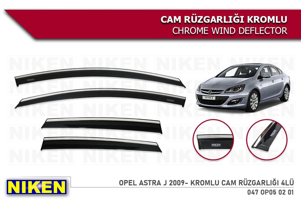 OPEL CORSA D 2007- KROMLU CAM RÜZGARLIĞI 4LÜ