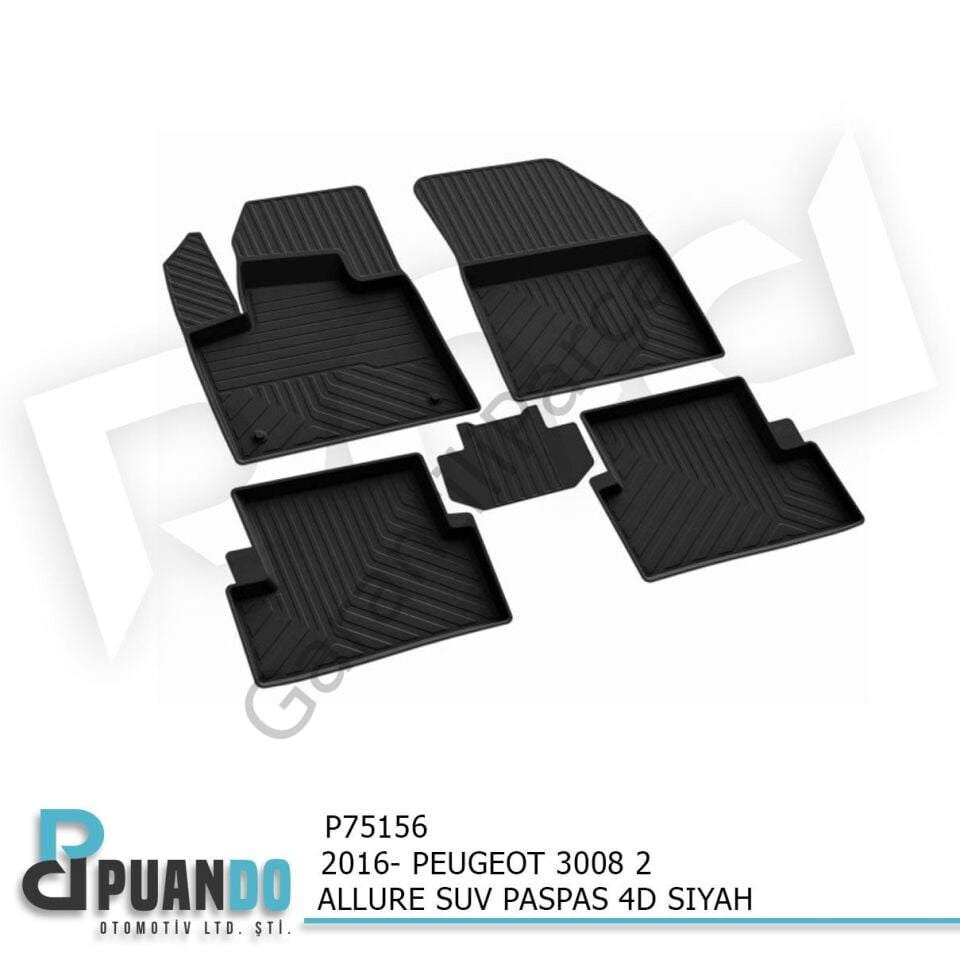 2016- PEUGEOT 3008 2 ALLURE SUV PASPAS 4D SIYAH