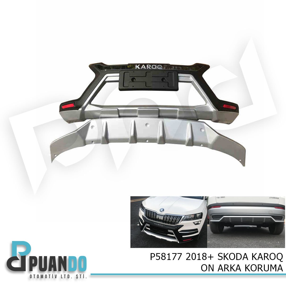 2018+ SKODA KAROQ ON ARKA KORUMA