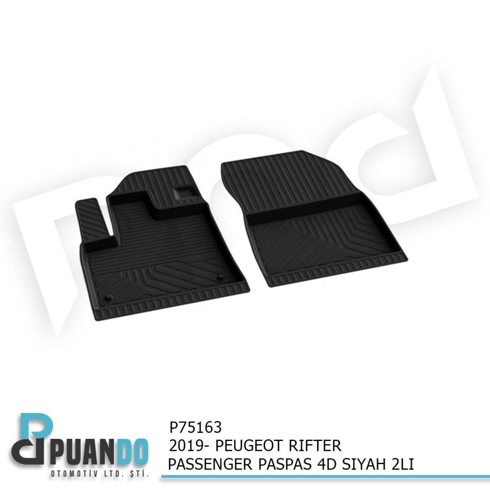 2019- PEUGEOT RIFTER PASSENGER PASPAS 4D SIYAH 2LI