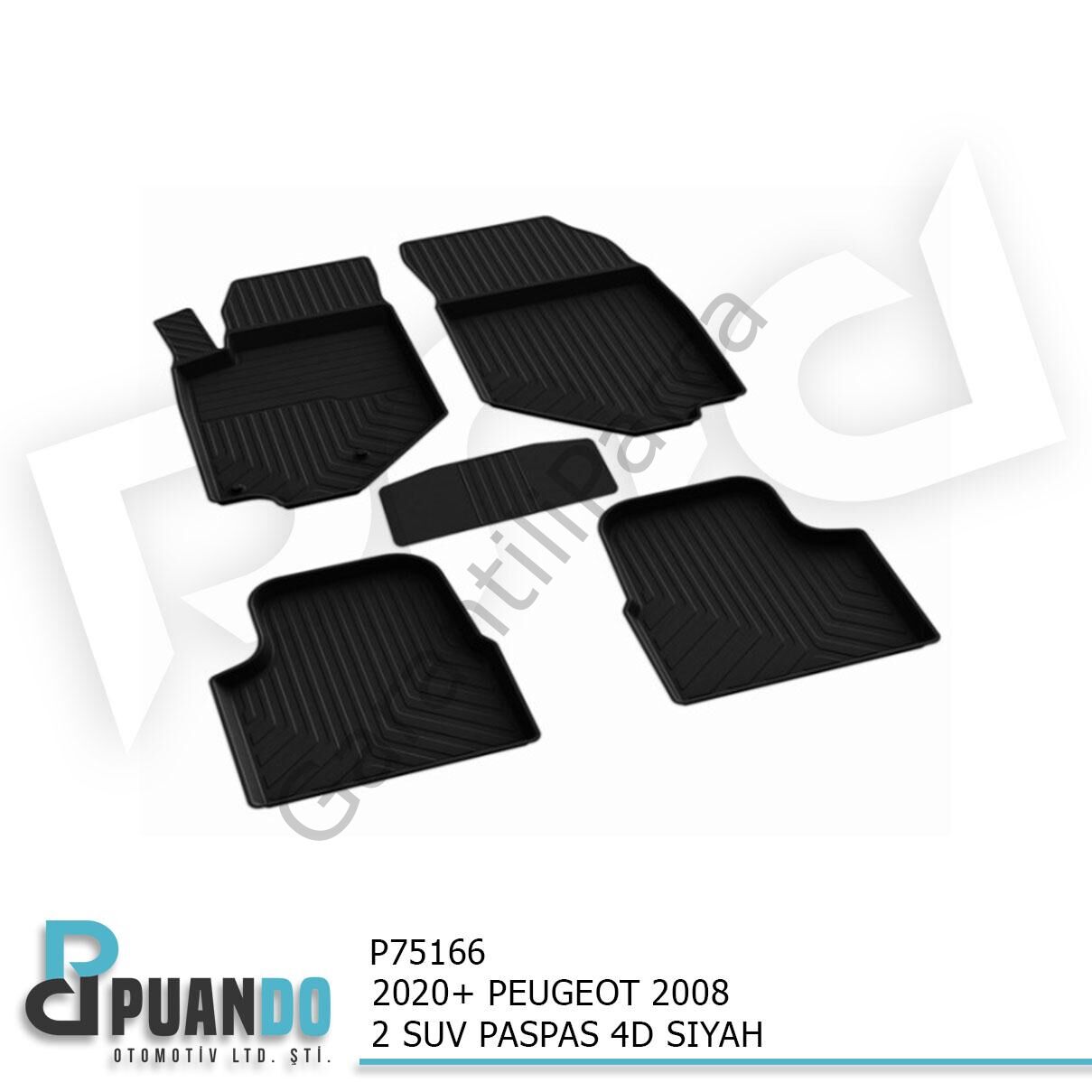 2020+ PEUGEOT 2008 2 SUV PASPAS 4D SIYAH