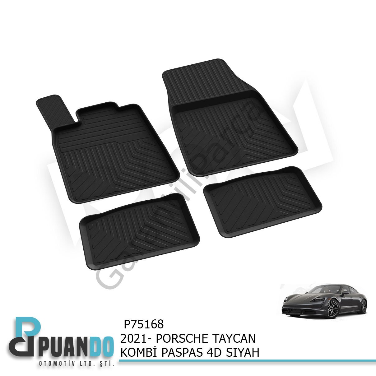 2021- PORSCHE TAYCAN Kombi PASPAS 4D SIYAH