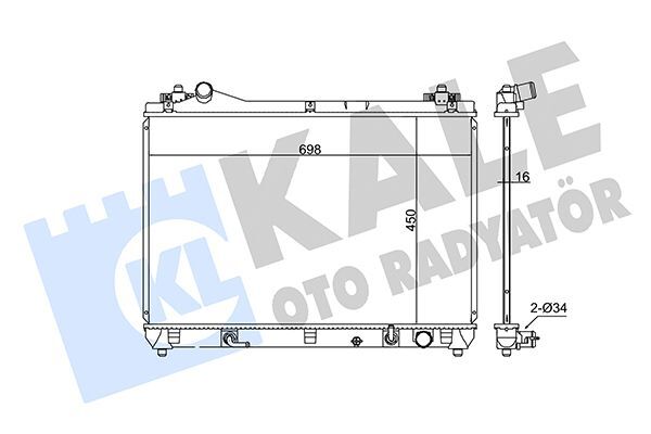 SUZUKI GRAND VITARA (TD) 06-08 SU RADYATÖRÜ 17700-66J10 KALE