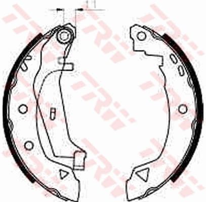 RENAULT R19 / EXPRESS - FIAT : BRAVA / BROVO / MAREA 91- FREN BALATASI ARKA 7701202919 TRW