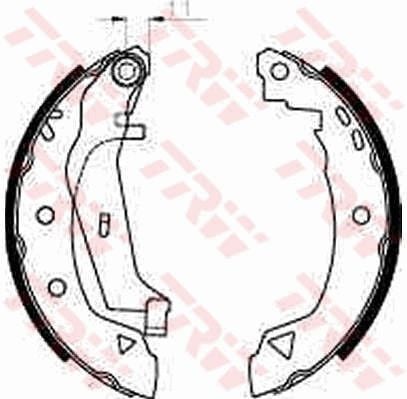 RENAULT R19 / EXPRESS - FIAT : BRAVA / BROVO / MAREA 91- FREN BALATASI ARKA 7701202919 TRW